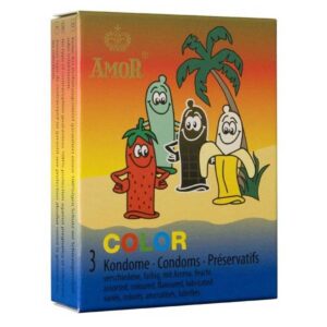 Prezervative Amor Color (3 buc)