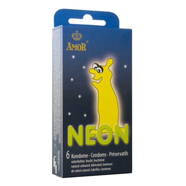 Prezervative Amor Neon Fosforescente (6Buc) Prezervative Amor Neon Fosforescente (6Buc)