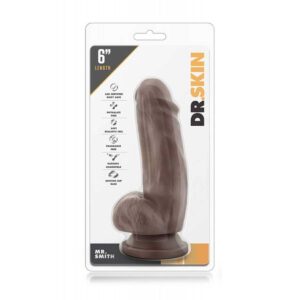 Dildo Dr Skin Chocolate 7 Inch