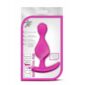 Dildo Anal Luxe Silicone Explore Fuschia