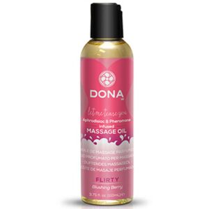 Ulei De Masaj Dona Flirty Blushing Berry - Aphrodisiac & Pheromone Infusede