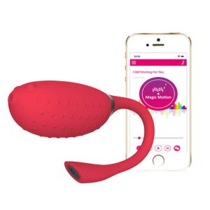 Vibrator Cu Aplicatie Magic Fugu Red