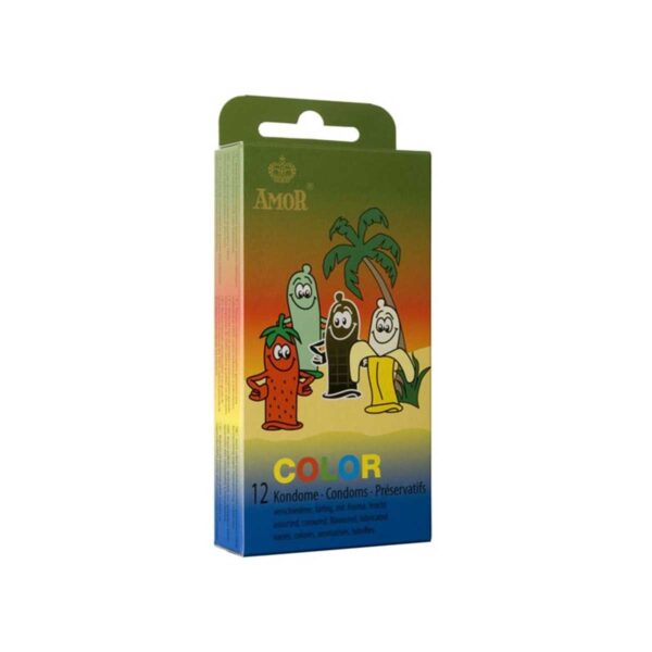 Prezervative Amor Color (12 buc) Prezervative Amor Color (12 buc)
