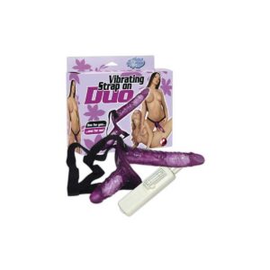 Strap-on Vibrating Duo Purple