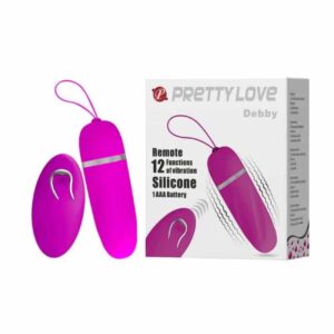 Ou Cu Vibratii Cu Telecomanda Wireless Pretty Love Debby Purple