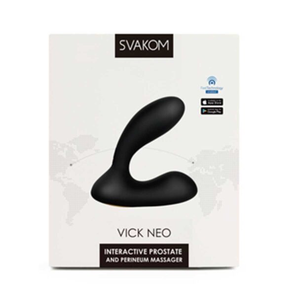 Vibrator Anal Svakom Vick Black Neo Vibrator Anal Svakom Vick Black Neo