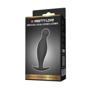 Dildo Anal Pretty Love Silicon Black