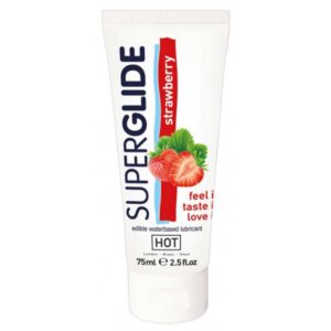 Lubrifiant Comestibil Superglide Strawberry 75 ML