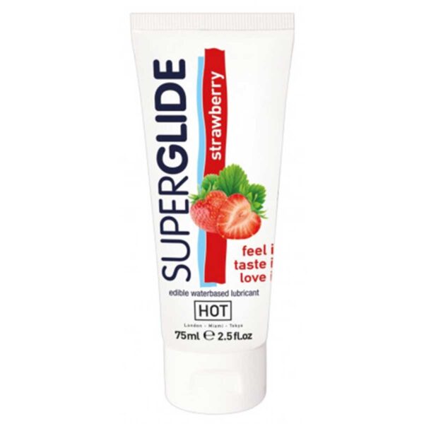 Lubrifiant Comestibil Superglide Strawberry 75 ML Lubrifiant Comestibil Superglide Strawberry 75 ML