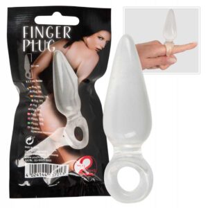 Dildo Anal Finger Plug Clear