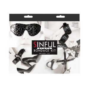 Set Sinful Bondage Kit Black