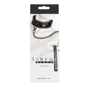 Zgarda Cu Lesa Sinful Black Collar