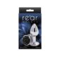 Dildo Anal Metalic Rear Assets Rose Silver Black Small