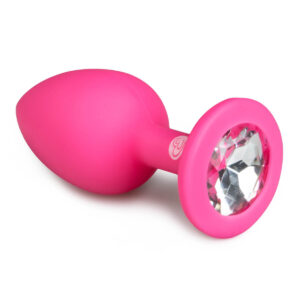 Dildo Anal Silicon ET Diamond Plug Small Pink