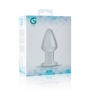 Dildo Sticla Gildo Clear Glass Butt Plug No 25