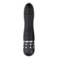 Mini Vibrator ET Diamond Ribbed Black