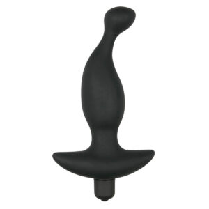 Vibrator Anal ET Raven Rocket Black Silicone Prostate
