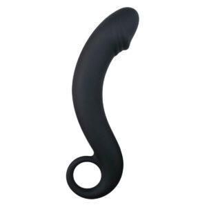 Dildo Anal ET Curved Dong Black