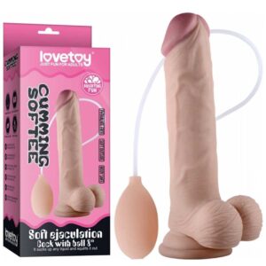 Dildo Cu Ejaculare Soft Ejaculation Cock 9 Inch With Ball