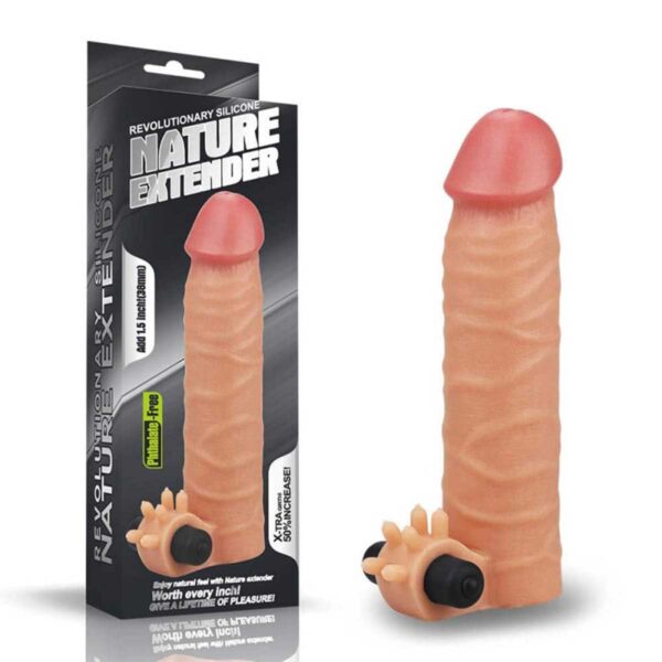 Prelungitor Penis Nature Extender Add 1.5 Inch Vibrating Prelungitor Penis Nature Extender Add 1.5 Inch Vibrating