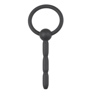 Dilatator Uretra Penis Sinner Ribbed Hollow Silicone Penis Plug