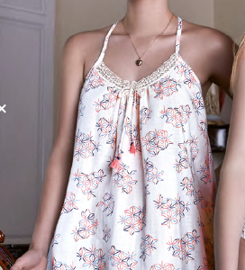 Pijama tip Rochie Dama Gisela Alba