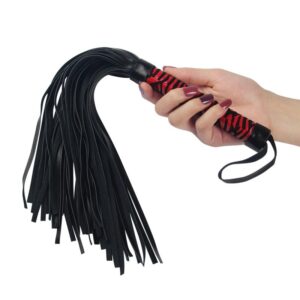 Bici Whip Me Baby Leather Black Red Bici Whip Me Baby Leather Black Red