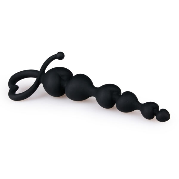 Bile Anale ET Black Anal Beads Heart Lover Bile Anale ET Black Anal Beads Heart Lover