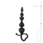 Bile Anale ET Black Anal Beads Heart Lover