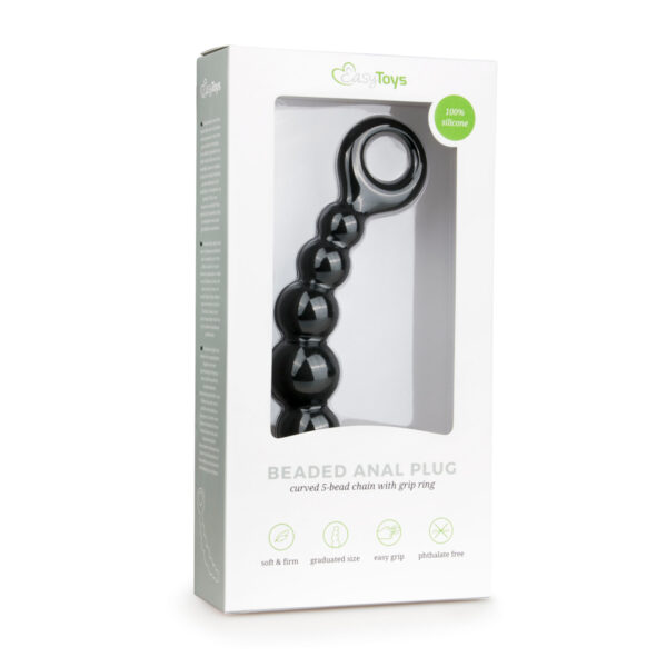 Bile Anale ET Black Beaded Plug Bile Anale ET Black Beaded Plug