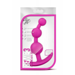 Bile Anale Silicone Luxe Be Me 3 Fuschia