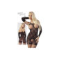 Bodystocking Catsuit Black S/M