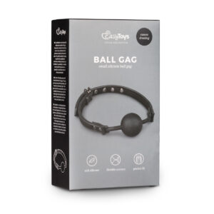 Calus De Gura EasyToys Ball Gag Small Silicone Black
