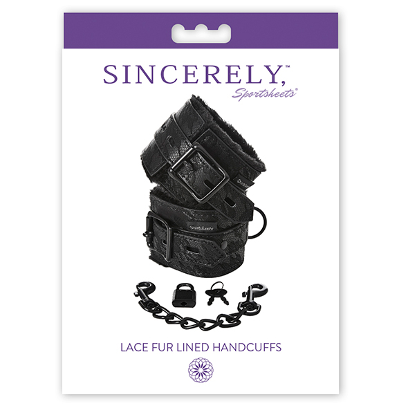 Catuse Sincerely Lace Fur Lined Handcuffs Catuse Sincerely Lace Fur Lined Handcuffs