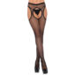 Ciorapi Leg Avenue Fishnet Suspender Hose With Scalloped Trim OS