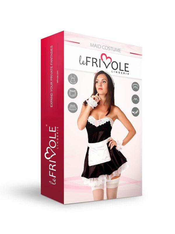 Costum LeFrivole Maid Black White 2158 S/M Costum LeFrivole Maid Black White 2158 S/M