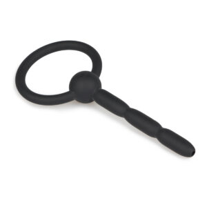 Dilatator Uretra Penis Sinner Ribbed Hollow Silicone Penis Plug