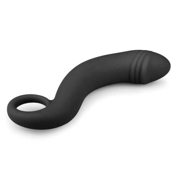 Dildo Anal ET Curved Dong Black Dildo Anal ET Curved Dong Black