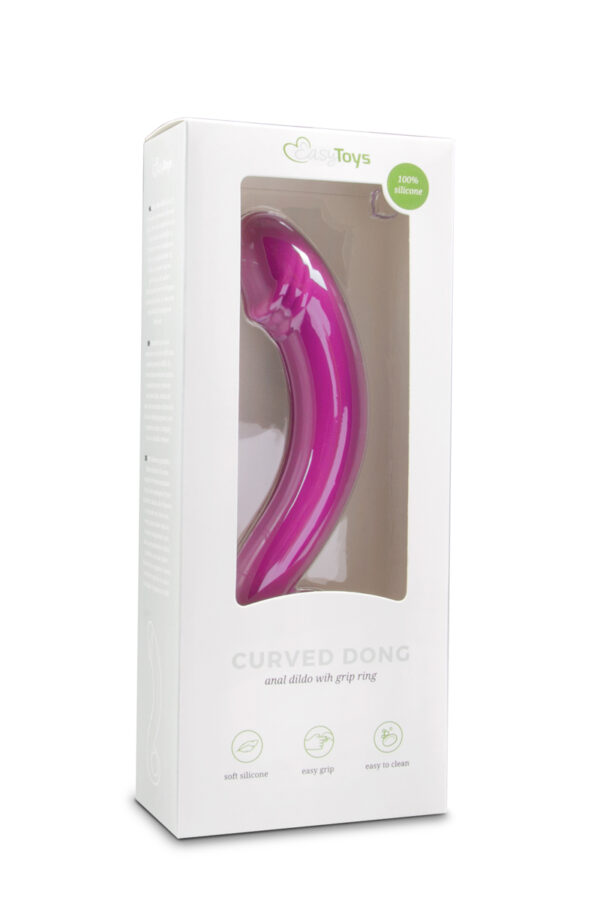 Dildo Anal ET Curved Dong Magenta Dildo Anal ET Curved Dong Magenta