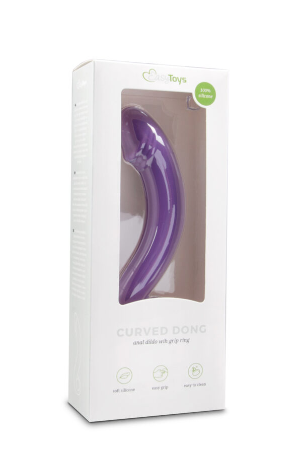 Dildo Anal ET Curved Dong Purple Dildo Anal ET Curved Dong Purple