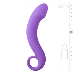 Dildo Anal ET Curved Dong Purple