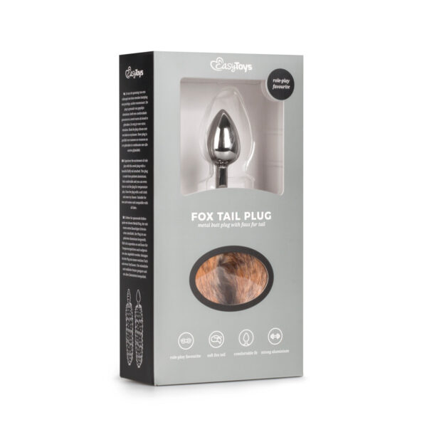 Dildo Anal Easytoys Fox Tail Metal Plug Small Dildo Anal Easytoys Fox Tail Metal Plug Small