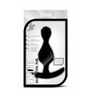 Dildo Anal Luxe Silicone Explore Black