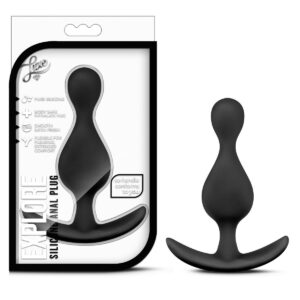 Dildo Anal Luxe Silicone Explore Black