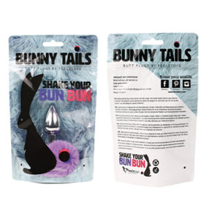 Dildo Anal Metalic Bunny Tails Purple Dildo Anal Metalic Bunny Tails Purple
