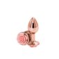 Dildo Anal Metalic Rear Assets Rose Gold Pink Small