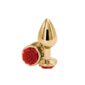 Dildo Anal Metalic Rear Assets Rose Gold Red Medium