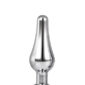 Dildo Anal Metalic Silver Pleasure Plug Small