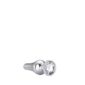 Dildo Anal Metalic Silver Pleasure Plug Small