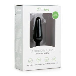 Dildo Anal Silicon ET Anal Anchor Black Small Dildo Anal Silicon ET Anal Anchor Black Small